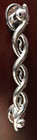 দস্তা খাদ হার্ডওয়্যার টান হ্যান্ডলগুলি 256mm চরম জারা প্রতিরোধের