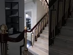 ক্লাসিক্যাল অ্যালুমিনিয়াম অ্যালোয় ব্যালস্টার অভ্যন্তরীণ সিঁড়ি সজ্জা উচ্চ মানের রেলিং