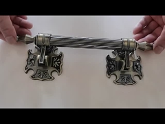 ইউরোপীয় সহজ বায়ুমণ্ডলীয় কফিন হ্যান্ডেল ক্রস এজ আলংকারিক ফুল সেট