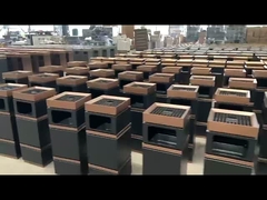 আউটডোর 27L পুনর্ব্যবহারযোগ্য আবর্জনা ক্যান শ্রেণীবদ্ধ ধাতু আবর্জনা বিন