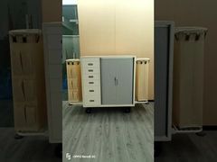 এবিএস প্লাস্টিক বিল্ট-ইন টেবিল কিচেন গার্বেজ বিনস দীর্ঘ কর্মজীবন ধূসর নীল রঙ