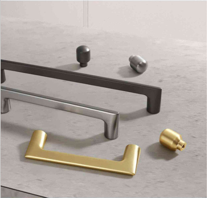 Cabinets Drawer Pull Handle Square 8x8mm Zinc Alloy Handle Unique Luxury Modern Kitchen Cabinet Handles And Knobs রান্নাঘরের ক্যাবিনেটের হাতল এবং নল