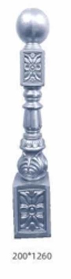 আধুনিক নকশা ইনডোর অ্যালুমিনিয়াম সিঁড়ি Baluster আলংকারিক অ্যালুমিনিয়াম সিঁড়ি Railing