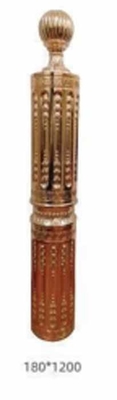 আধুনিক নকশা ইনডোর অ্যালুমিনিয়াম সিঁড়ি Baluster আলংকারিক অ্যালুমিনিয়াম সিঁড়ি Railing