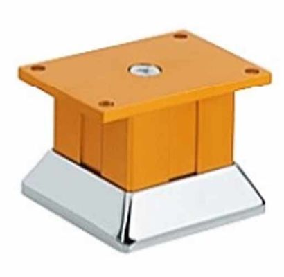 Furniture Legs Adjustable square Cabinet Feet Aluminum Alloy Cabinet Feet Bathroom Cabinet Feet