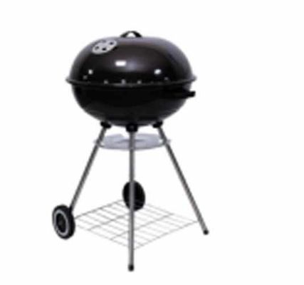 20 Inch Kettle Charcoal Grill, Outdoor Barbecue Grill for Camping/Backyard/Tabletop Cooking,with Wheels BBQ Kettle Grill