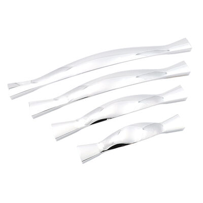 Aluminium Wrapped By CPL Door Pull Handles Sleek Modern Design Easy Installation Suitable Office Building Entrance Doors