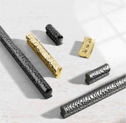 বিলাসবহুল পিতল স্বর্ণ ঝাঁকুনি রান্নাঘর ক্যাবিনেট এবং পোশাক দরজা আসবাবপত্র ক্যাবিনেট এবং বাথরুম ড্রয়ার টান হ্যান্ডেল