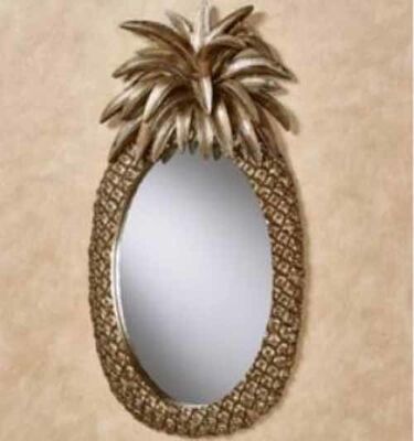 কাস্টমাইজড পিইউ ফ্রেম সজ্জিত ওয়াল মিরর আর্ট ডেকো স্টাইল গ্লাস অনিয়মিত মিরর লিভিং রুম বেডরুম সজ্জিত মিরর